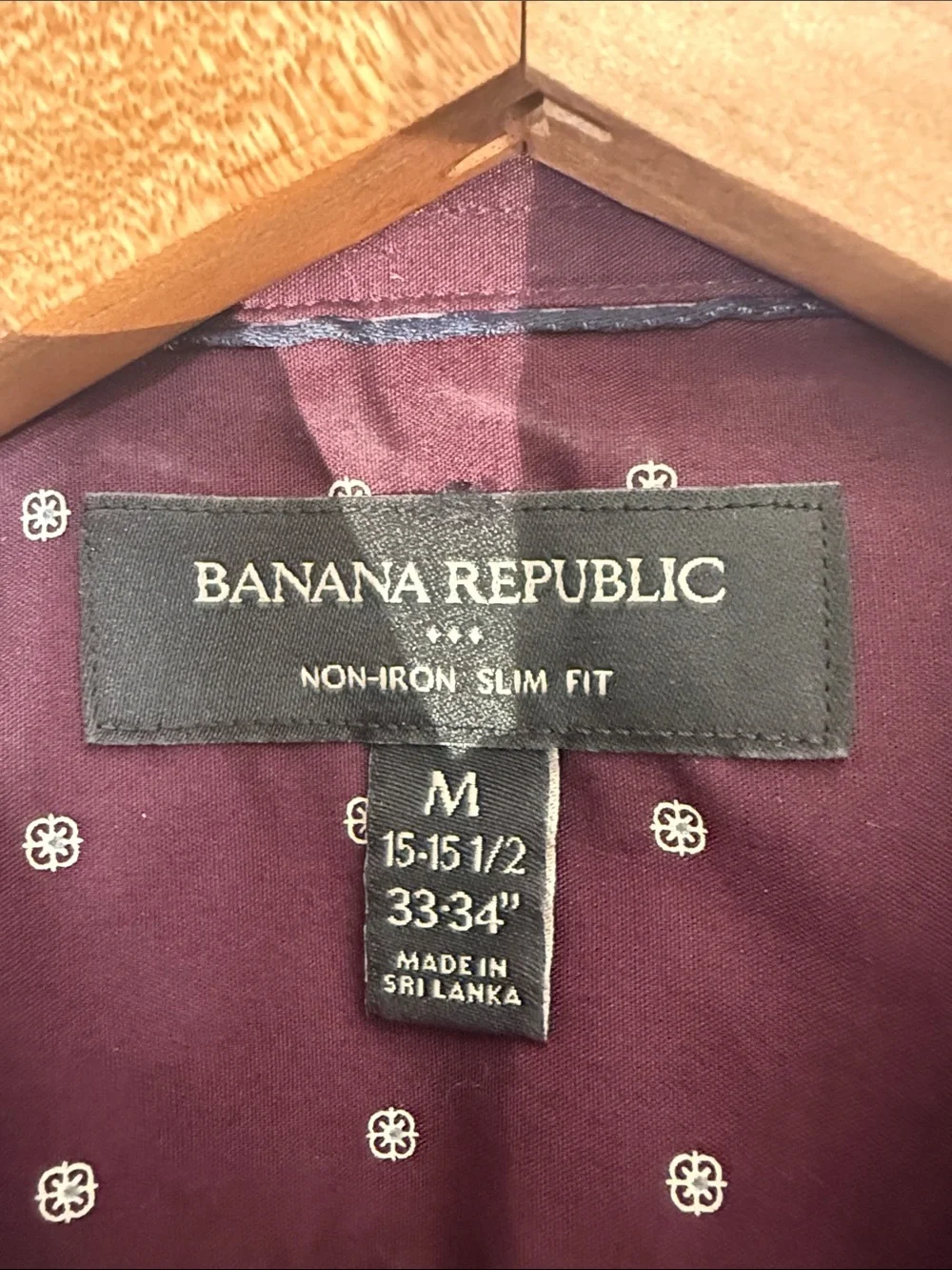 BANANA REPUBLIC Non Iron Slim Fit Button Down Men’s Shirt